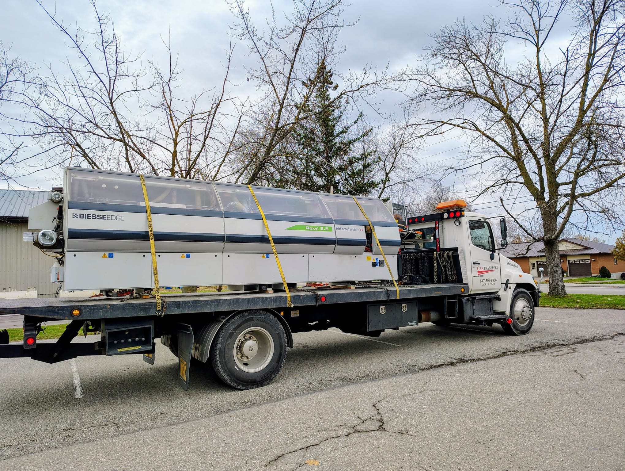 CNC machine transport